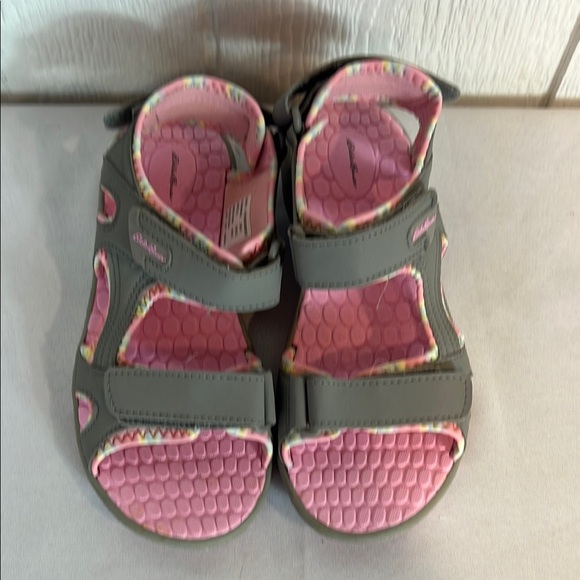 Eddie Bauer Kids Pink and Gray Sandals - Picture 1 of 2